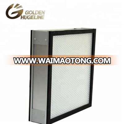 Clean Room MIni Pleated replacement filter Hepa Filter for FFU with CE UL HV fiberglass H14